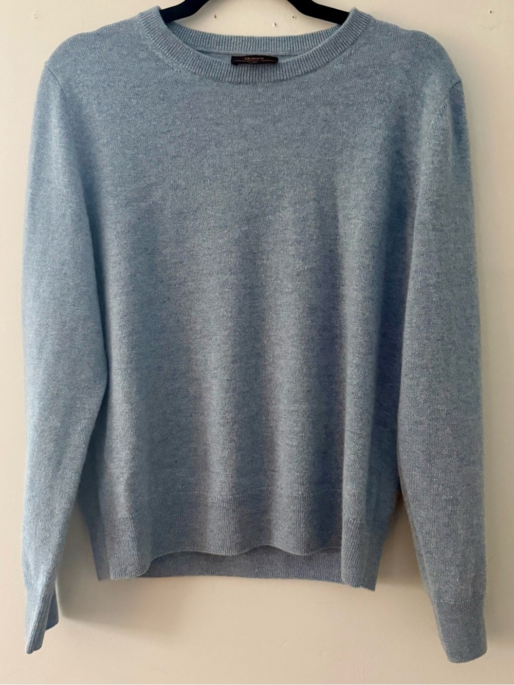 Quince 100% Cashmere Sweater Powder Blue